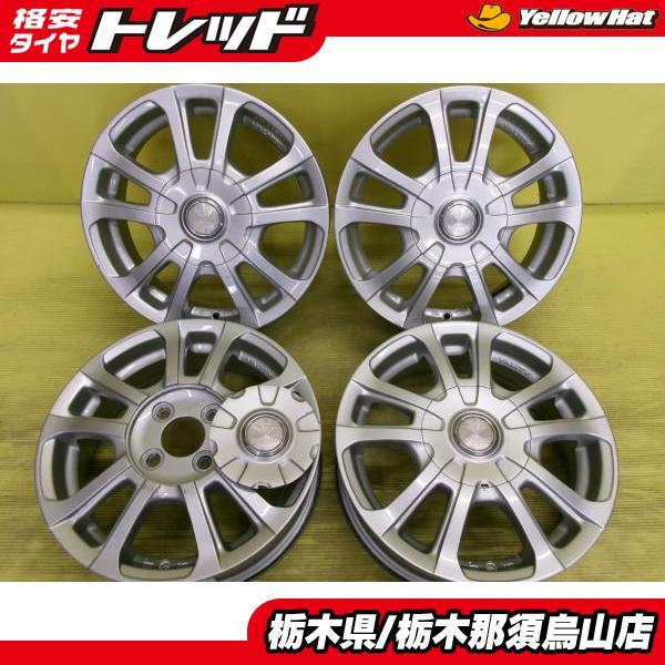 中古アルミホイール 14インチ 4本 トピー インヴェルノ VALITY 4.5J 4 