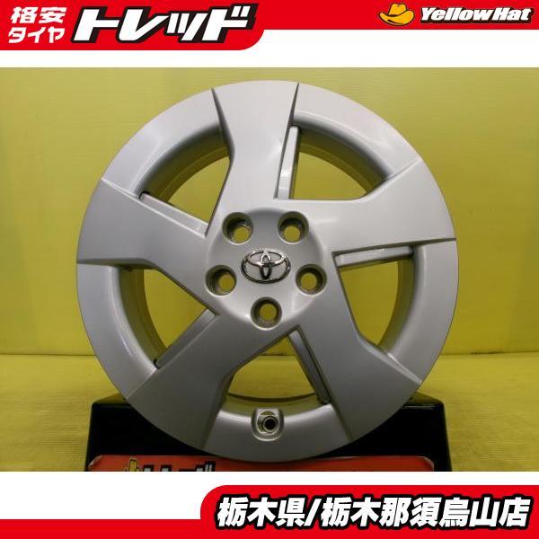 中古品①30プリウス 純正 トヨタ 15インチタイヤ付きホイールセット1本 30 プリウス 中古アルミホイール 1本 トヨタ 純正アルミ 6.0J 15インチ