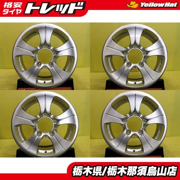 ジムニー AZオフロード 中古アルミホイール 4本 ベスト マッドバーン 