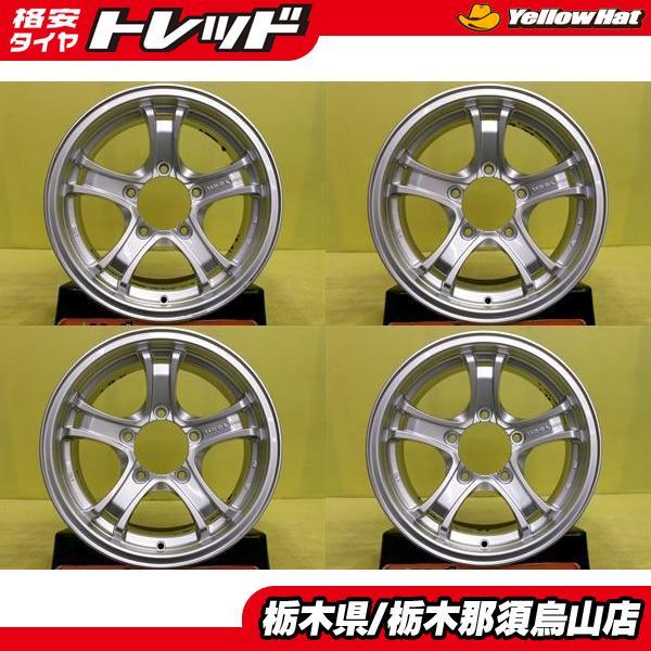 ジムニー社外ホイール中古 ジムニー AZオフロード 中古アルミホイール 4本 ウェッズ キーラー