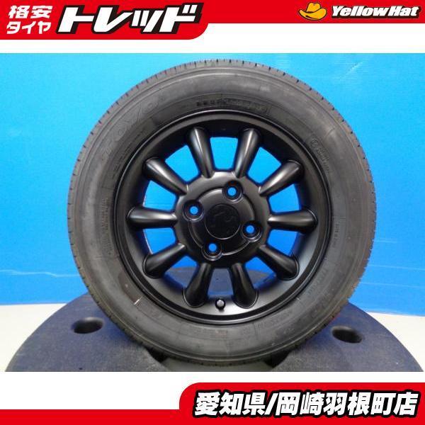13インチ 155/65R13 ラパン純正ホイール 4本 サマータイヤ