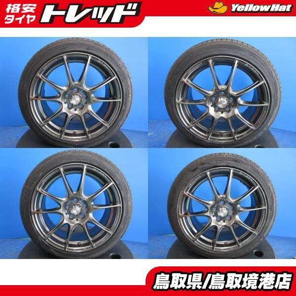 86 BRZ プリウス 中古 アルミ ウェッズスポーツ SA25R 17インチ