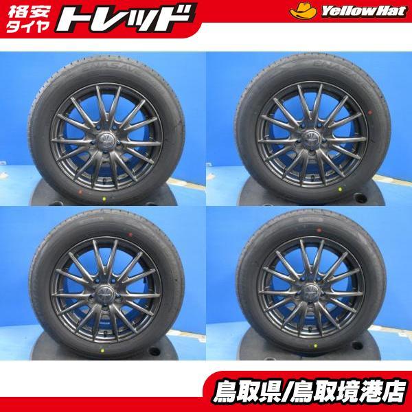 DUNLOP（ダンロップ） 中古 アルミ 16インチ 6.5J +40 5H114.3 新品 夏 
