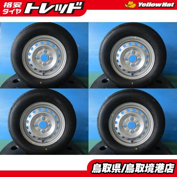 BRIDGESTONE（ブリヂストン） 中古 ダイハツ ハイゼット純正 スチール 