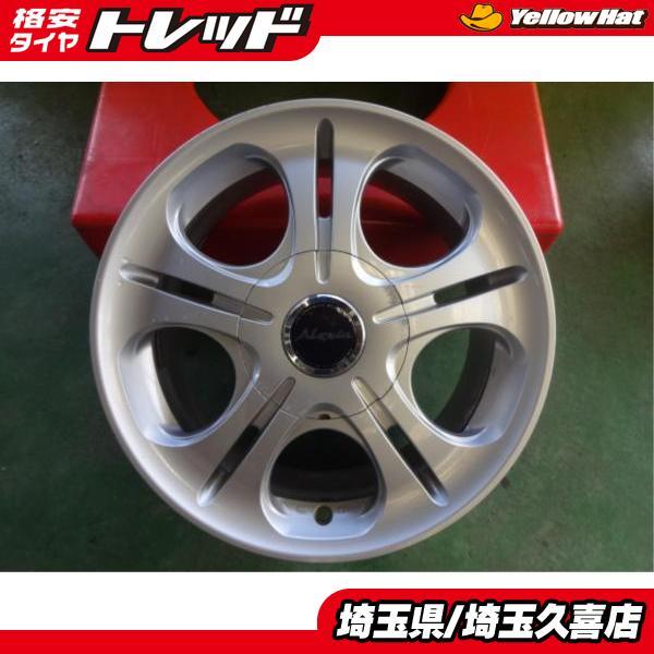 プリウス ウィッシュ セレナ 中古 アルミホイール Weds Alexia 15 