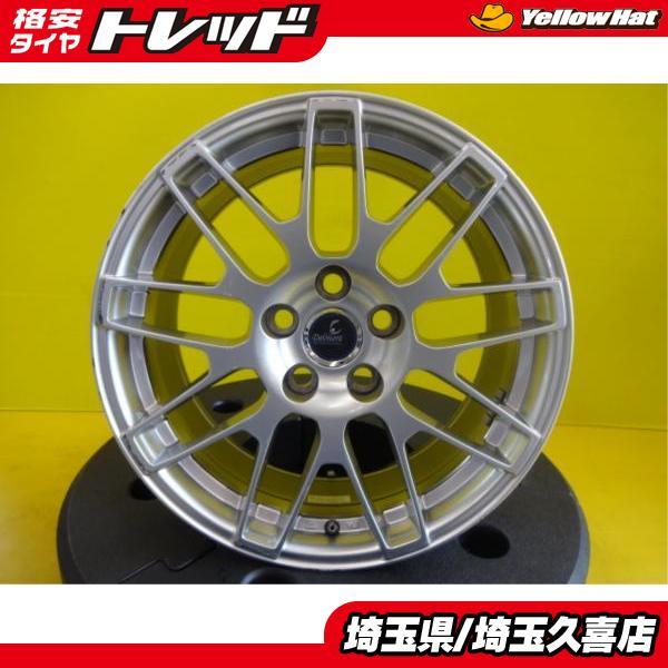 中古 デルモア LCS 18インチ 8J +35 5H120 ホイール 4本 セット
