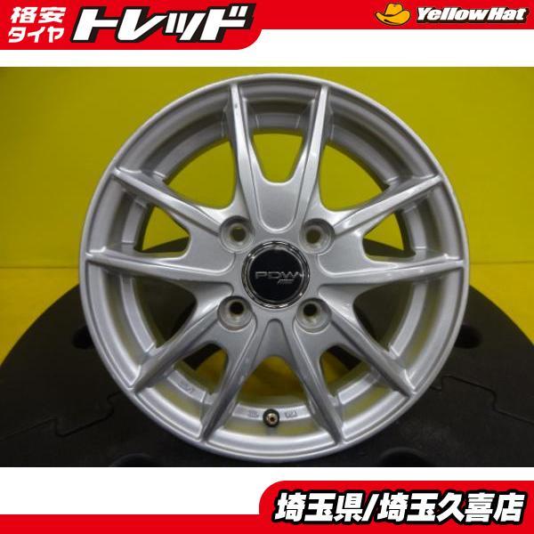 4本価格】軽自動車用 森田システム PDW【13インチ 4J +43】ワゴンR 