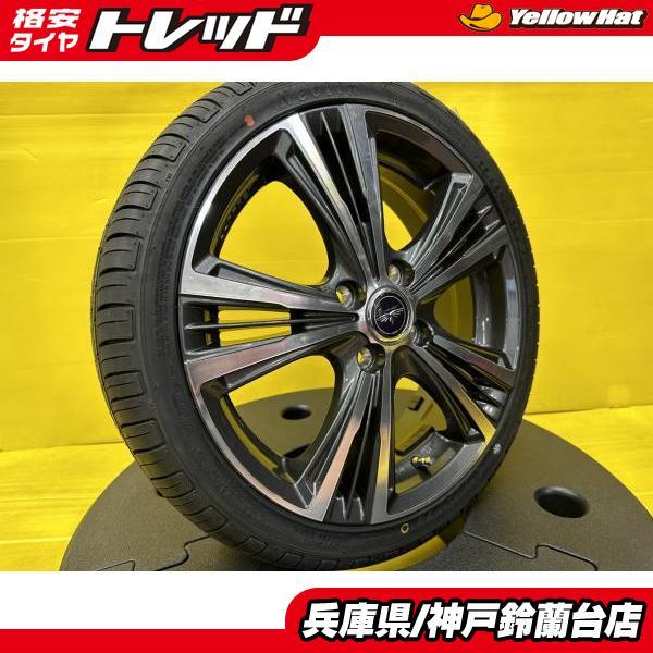 神戸発 165/45R16 軽自動車 16インチ インチアップ 5本スポーク アルミ  