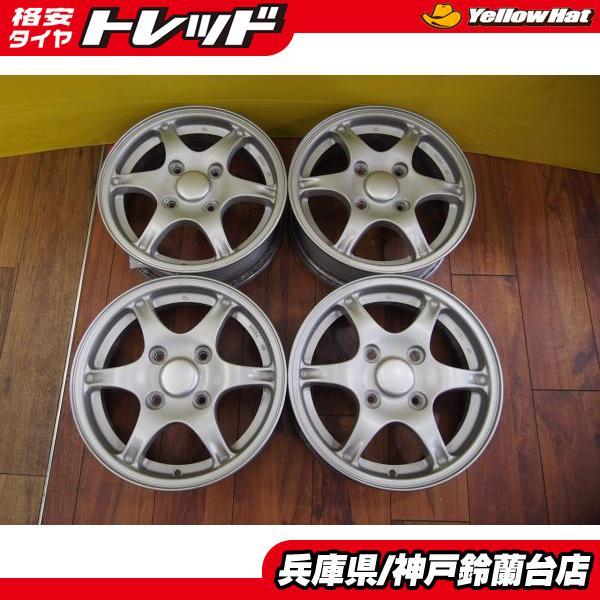 カプチーノ】 純正 アルミホイール 【4H114.3】 14インチ 5.0J ET45 美