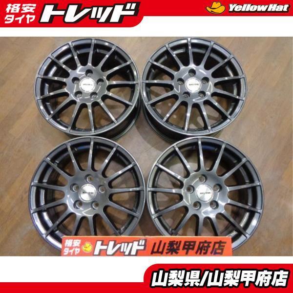 大特価! 送料無料! 16インチ 中古ホイール 4本 ウェッズ アーヴィン 