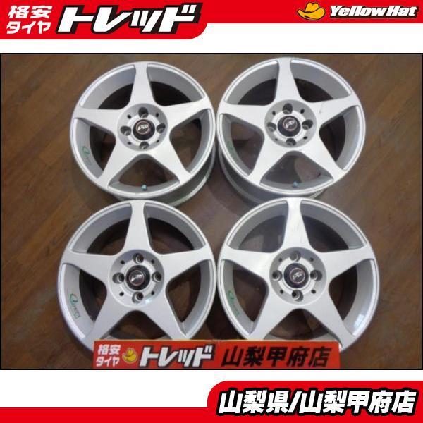 大特価 送料無料 希少 15インチ 中古ホイール 4本 RAYS VESTA QUINTA 