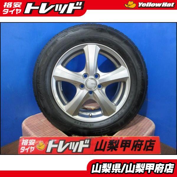 ヨコハマ タイヤ 185 65 14 夏 タイヤ 中古 バリ溝 プリウス 