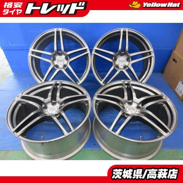 送料無料 中古絶版ホイール YOKOHAMA AVS model 5 8.0 19 +38 5H114.3