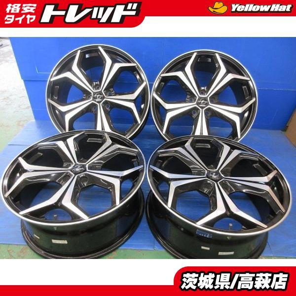 送料無料 中古 ホイールセット MLJ WREST WS7 8J-19 +45 5H 114.3 