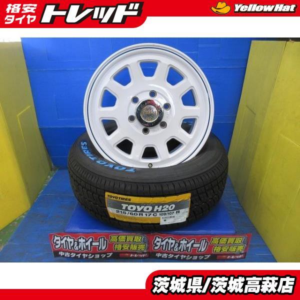 TOYO TIRES 215/60R17 109/107R トーヨータイヤ H20 5ZIGEN KOMA 7J-17 