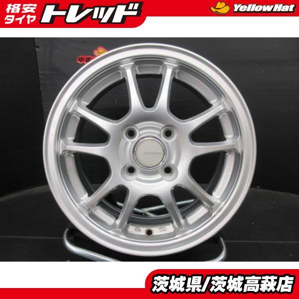 引取り限定 エコフォルム 18インチ ホイール ブリジストンタイヤ4本