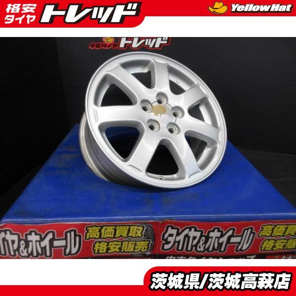 スバル車に 中古 インプレッサ 純正 6J-15 +55 5H100 4本 セット 