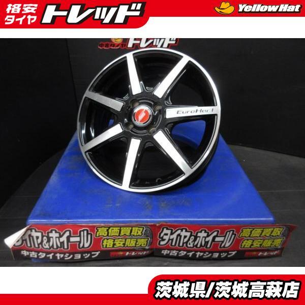 ライズ ロッキー レックス 等に!!【中古ホイール4枚】EuroHart R86481S