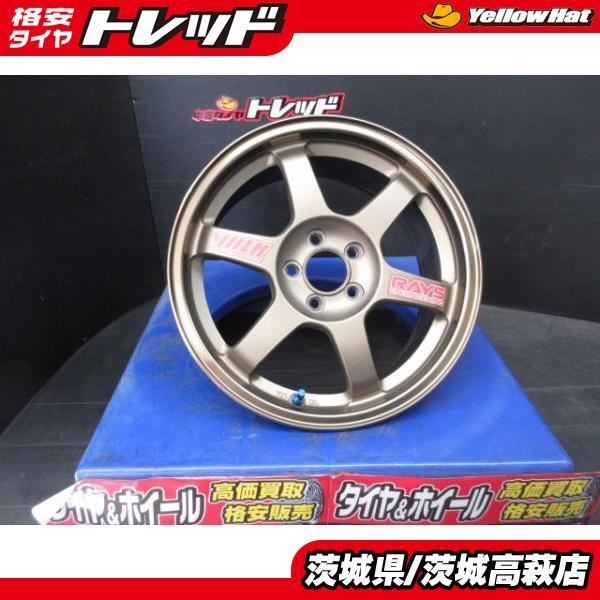 RAYS TE37 7J46 PCD100 5H 鍛造 ボルクレーシング ブロンズ レイズ プリウス 86 BRZ 205/50R16 4本セット PCD100/5H】RAYS VOLK Racing TE37【16インチ 7J +46】ブロンズ