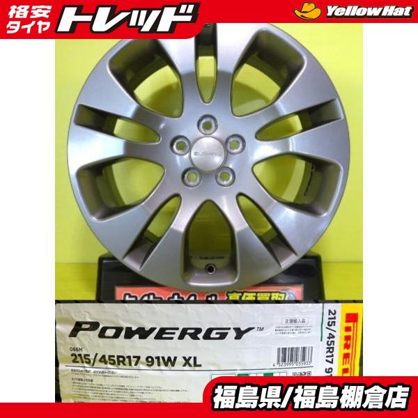 BH5 レガシィ純正ホイール4本17×7J 5H100 215/45R17