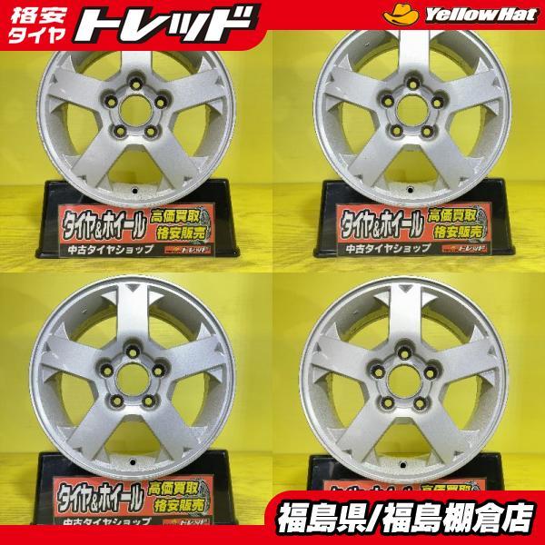 送料無料 三菱 パジェロミニ 純正 15インチ 5.5J +46 5H114.3 中古 
