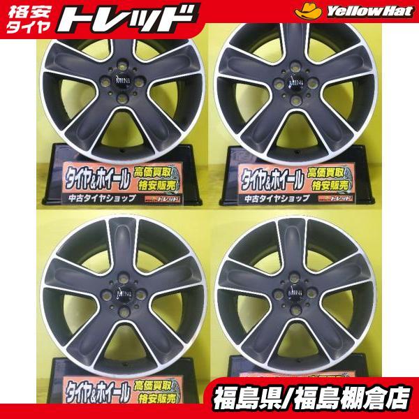 ミニクーパー ミニクラブマン ミニクーペ R55 R56 R57 R58 R59 等に MINI 純正 17インチ 7J +48 4H100 中古アルミホイール