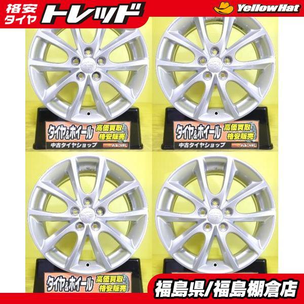 中古 スバル インプレッサ 純正 16インチ アルミホイール 6.5J +48 5H