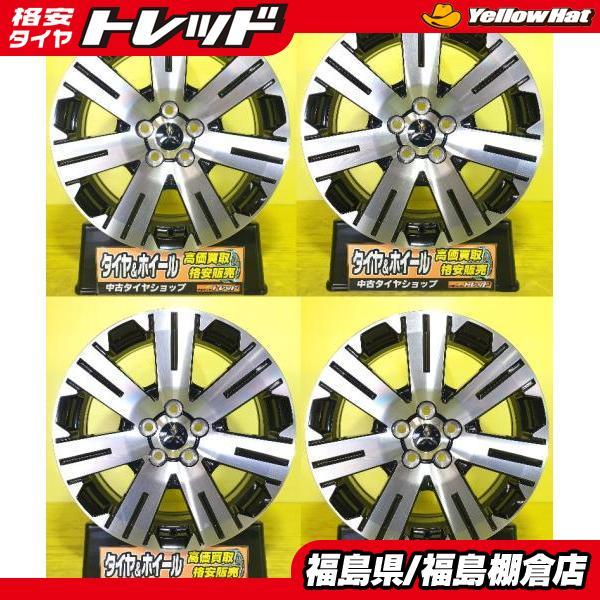 中古 アルミホイール 三菱 デリカD5 純正 18インチ 7J +38 5H PCD114.3 