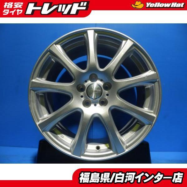 17インチ【中古ホイール】ダンロップ DUFACT DS9 7J-17 +48 100 5H