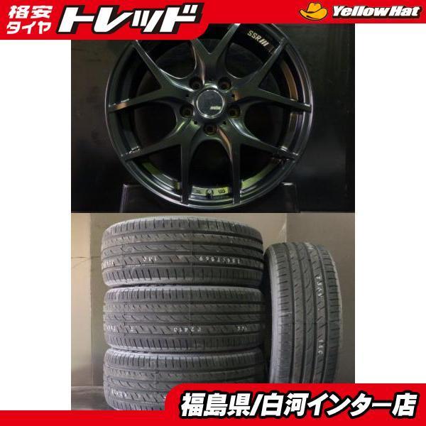 プリウスα リーフ インサイト MAZDA3 中古 SSR GTV03 7J-17 5H114.3 + 