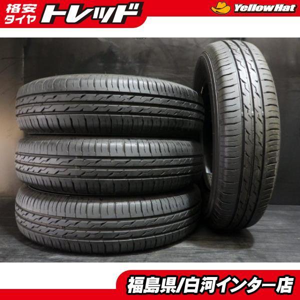 イエローハット 専売品 エコファイン 145/80R13 中古 夏タイヤ 4本 