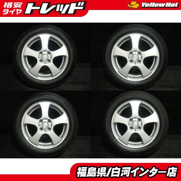 15インチ 中古セット 4本 21年製 バリ溝 エコファイン 185/60R15 
