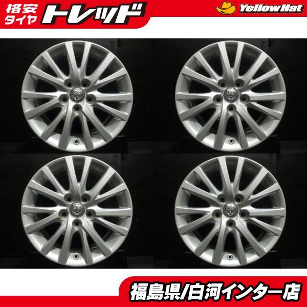 中古 4本セット トヨタ 130系 マークX 純正 ホイール 7.0-16 5 中古 4本セット トヨタ 130系 マークX 純正 ホイール 7.0-16 5