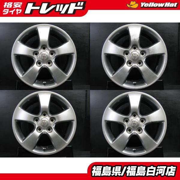 16インチ 中古 トヨタ エスティマ 純正 6.5J-16 +50 114.3 5H シルバー 