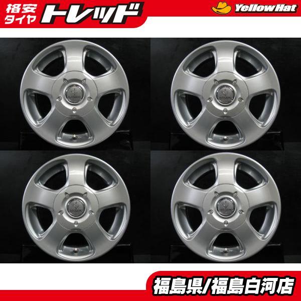 13インチ 4本 中古アルミ TOPY INVERNO 5.0J-13 +35 100・114.3 8H