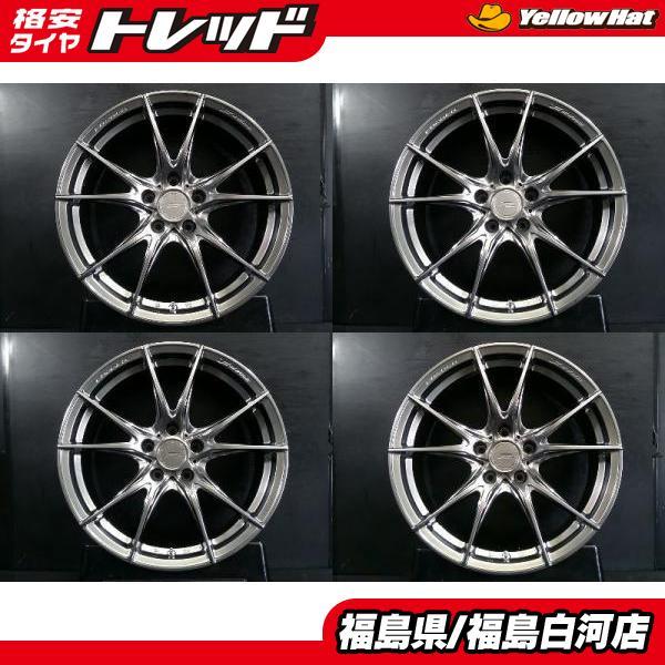 美品 鍛造 18インチ 8.0J-18 5H114.3 +45 WEDS F ZERO FZ-2 