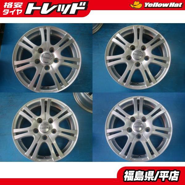 ○中古ホイール4本セット ダンロップ リバーライン M7 15X6.0J