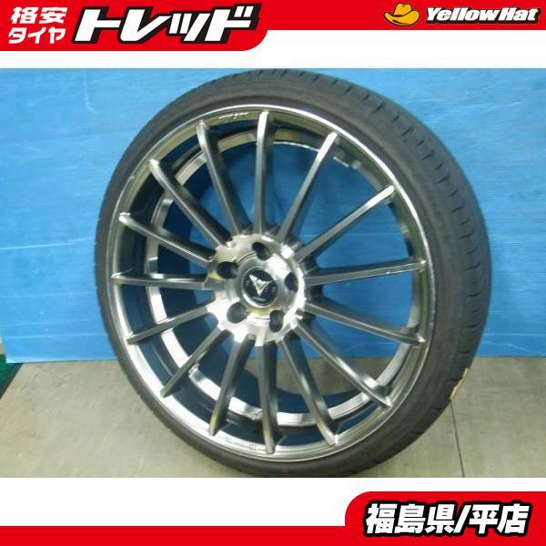 ☆平店☆ ○中古夏ホイールセットワーク レイバー F015 20インチ 8.5J 