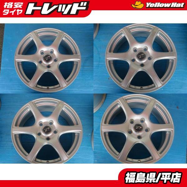 ☆平店☆ 中古ホイール4本セット ウェッズ トレファー TF 17X7.0J 53 