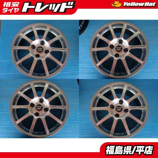 ☆平店☆ 中古ホイール4本セット TSM スポーツテクニック モノ10 