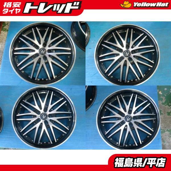 ☆平店☆ 中古ホイール4本セット MLJ ヴァエスト WM3 19X8.0J ☆平店☆ 中古ホイール4本セット MLJ ヴァエスト WM3 19X8.0J