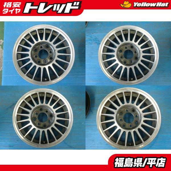 ☆平店☆ 中古ホイール4本セット 希少な旧車対応 不明のフィンタイプ 