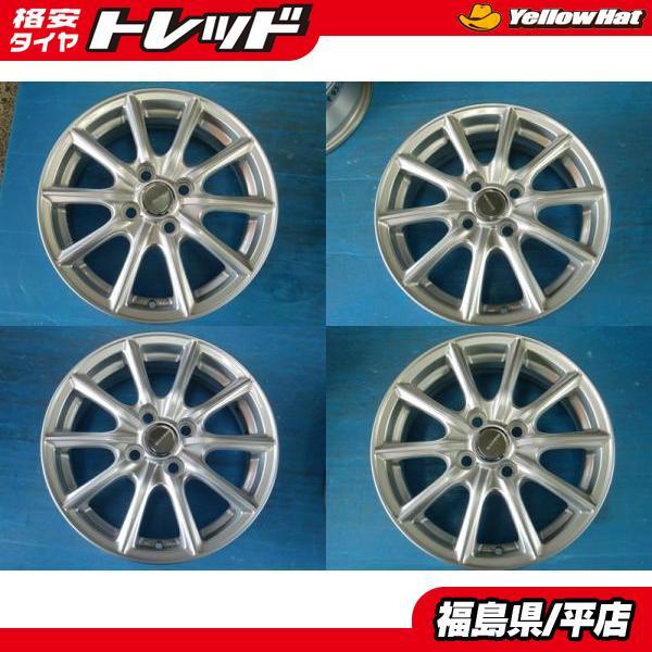 ☆平店☆ 中古4本セットホイール ブリヂストン エコフォルムSE15 
