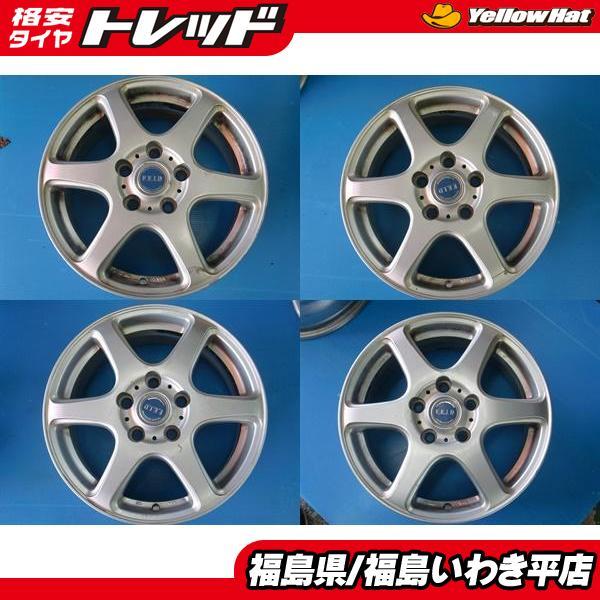 ☆福島いわき店☆ 中古4本セットホイール ブリヂストン FEID フェイド 
