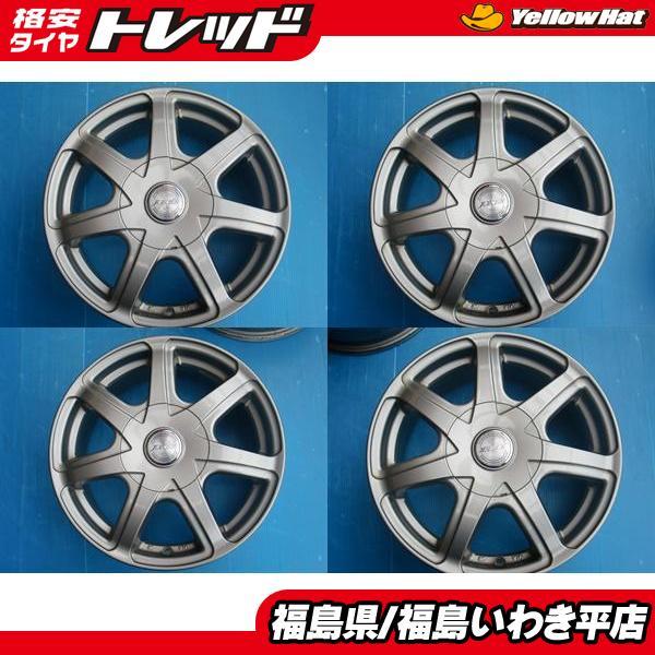 ☆福島いわき☆ 中古ホイール4本セット ウェッズ ジョーカー 15X6.0J 