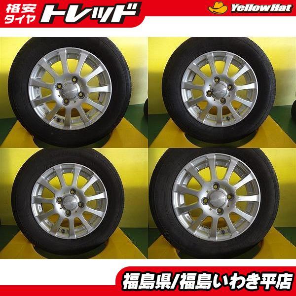 ☆いわき☆中古145/80R13 ホイールセット!4J+42 4/100 車検や ☆いわき☆中古145/80R13 ホイールセット!4J+42 4/100 車検や