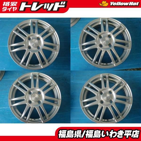 ☆福島いわき☆ 中古ホイール4本セット ダンロップ マクベスMA7 15X4 
