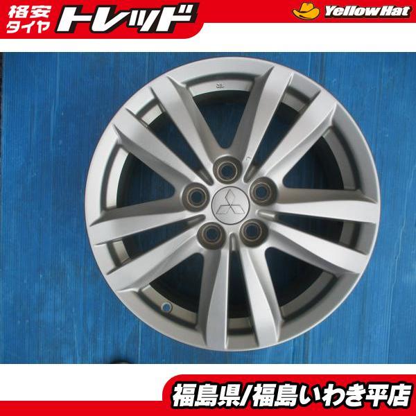 ☆いわき☆ 三菱純正 中古ホイール4本 17X6.5J+46 5H114 : タイヤ 
