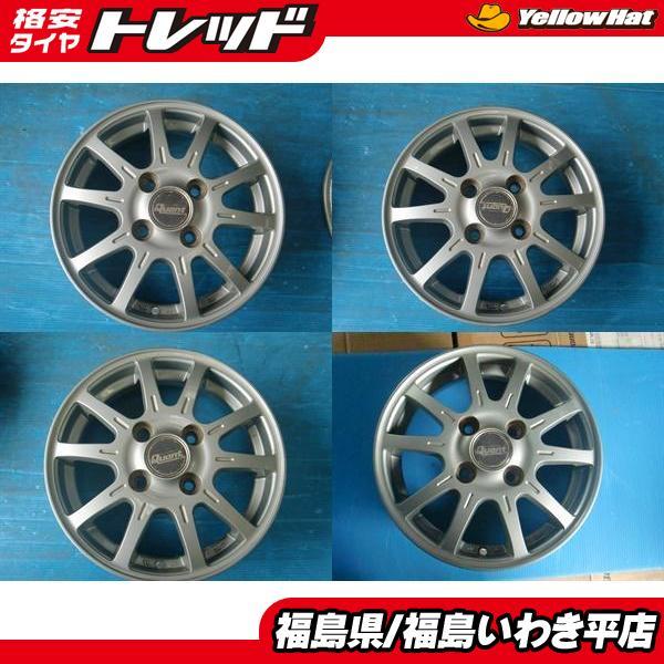 福島いわき☆ 中古ホイール4本セット JAPAN ACTIVE クワント 
