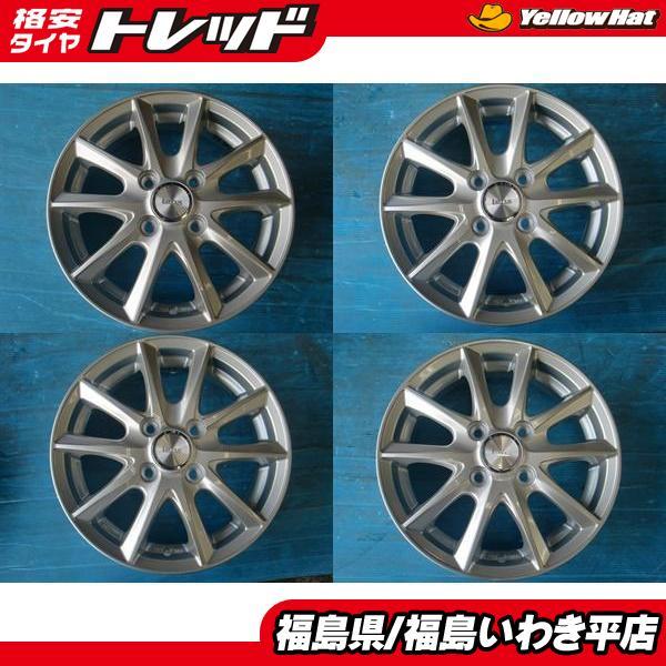 nyaブリヂストン中古タイヤ　ナット、ホイール付き ☆福島いわき☆ 中古ホイール4本セット ブリヂストン LANX L5